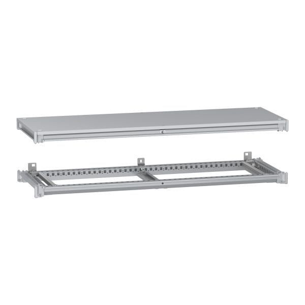 SCHNEIDER ELECTRIC - Unterer und oberer Rahmen, PanelSeT SFN, für elektrische Gehäuse B 1200 x T 400 mm, inklusive Dach