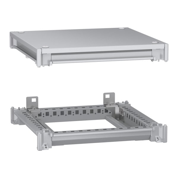 SCHNEIDER ELECTRIC - Unterer und oberer Rahmen, PanelSeT SFN, für elektrische Gehäuse B 400 x T 400 mm, inklusive Dach