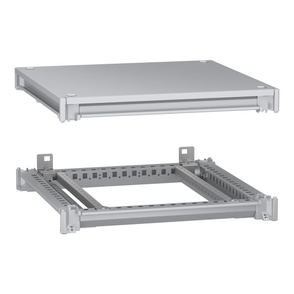 SCHNEIDER ELECTRIC - Unterer und oberer Rahmen, PanelSeT SFN, für elektrische Gehäuse B 500 x T 500 mm, inklusive Dach