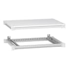 SCHNEIDER ELECTRIC - Unterer und oberer Rahmen, PrismaSeT HD, für elektrische Gehäuse B 700 x T 500 mm, inklusive Dach, RAL9003