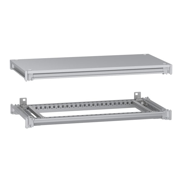 SCHNEIDER ELECTRIC - Unterer und oberer Rahmen, PanelSeT SFN, für elektrische Gehäuse B 800 x T 400 mm, inklusive Dach