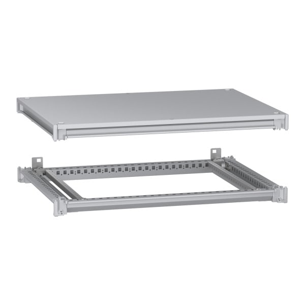 SCHNEIDER ELECTRIC - Unterer und oberer Rahmen, PanelSeT SFN, für elektrische Gehäuse B 800 x T 600 mm, inklusive Dach