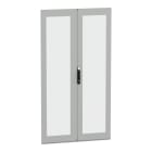 SCHNEIDER ELECTRIC - Verglaste Türen, PanelSeT SFN, Spacial SM, für elektrische Gehäuse H 2200mm B 1200mm, 2er-Set