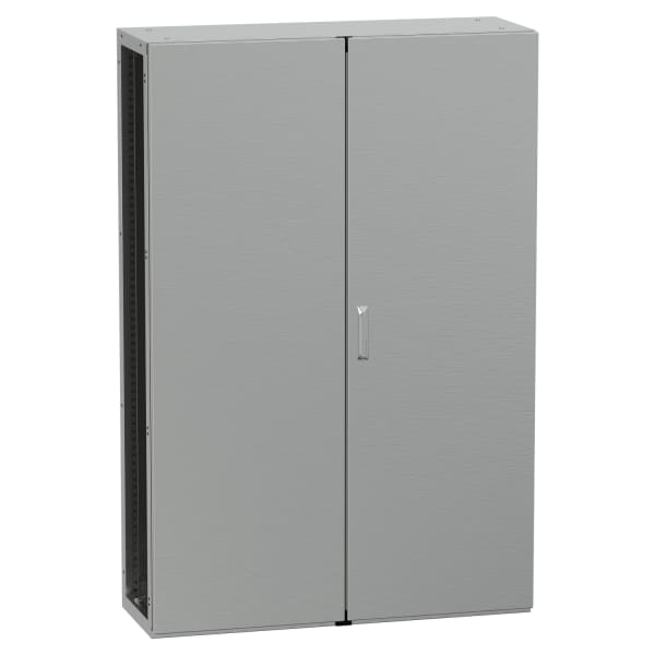 SCHNEIDER ELECTRIC - SFX 304L passendes Edelstahlgehäuse,H1800xB1200xT400mm, Scotch Brite®-Oberfläche