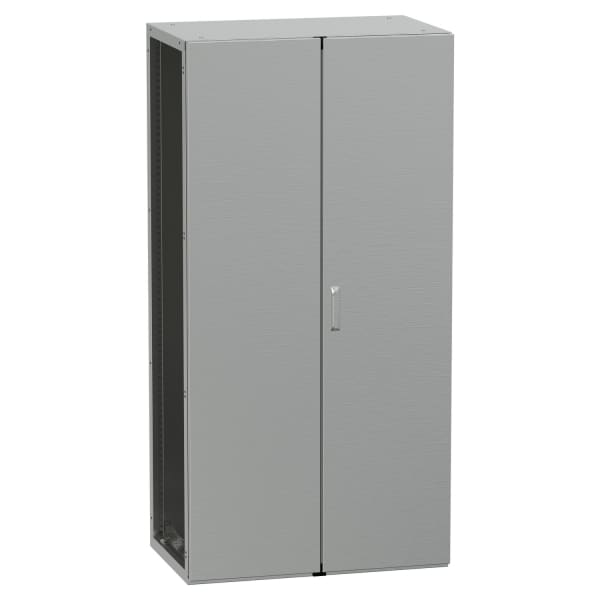 SCHNEIDER ELECTRIC - SFX 304L passendes Edelstahlgehäuse,H2000xB1000xT600mm, Scotch Brite®-Oberfläche
