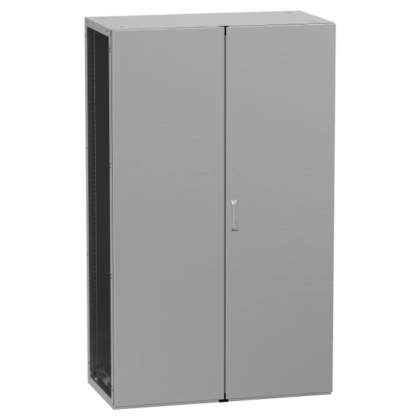 SCHNEIDER ELECTRIC - SFX 304L passendes Edelstahlgehäuse,H2000xB1200xT600mm, Scotch Brite®-Oberfläche