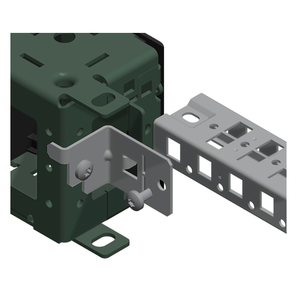 SCHNEIDER ELECTRIC - Spacial SF-Sockel-Traversehalterungen, 100mm, Verpackungseinheit: 12 Stück
