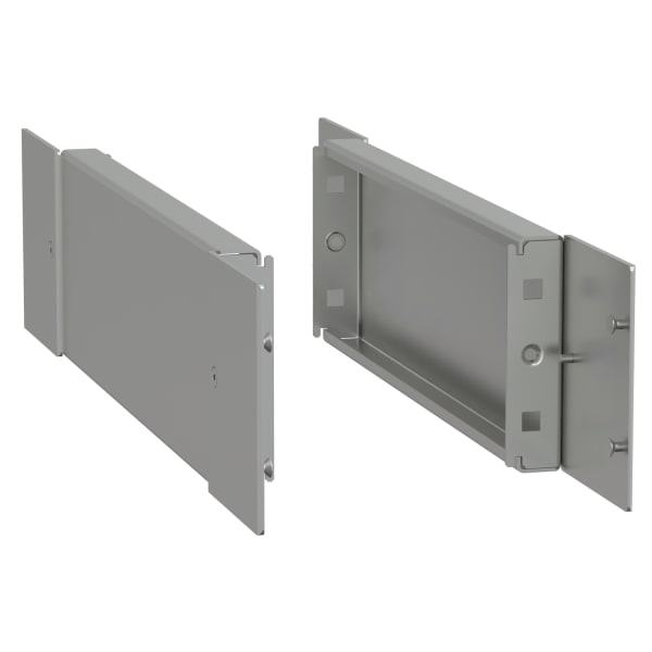 SCHNEIDER ELECTRIC - Räumlicher -seitlicher Sockel - H100 D500 Edelstahl 304L