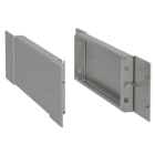 SCHNEIDER ELECTRIC - Räumlicher -seitlicher Sockel - H100 D500 Edelstahl 304L