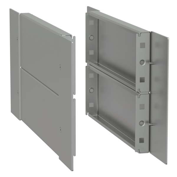 SCHNEIDER ELECTRIC - Räumlicher -seitlicher Sockel - H200 D500 Edelstahl 304L