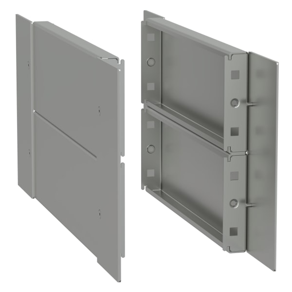 SCHNEIDER ELECTRIC - Räumlicher -seitlicher Sockel - H200 D500 Edelstahl 316L