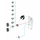 SCHNEIDER ELECTRIC - Doppelbarteinsatz 5mm für großes Schild (ohne Griff)