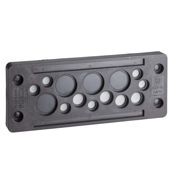 SCHNEIDER ELECTRIC - Kabeldurchführungen IP65, ohne Steckverbinder, 23 Eingänge.
