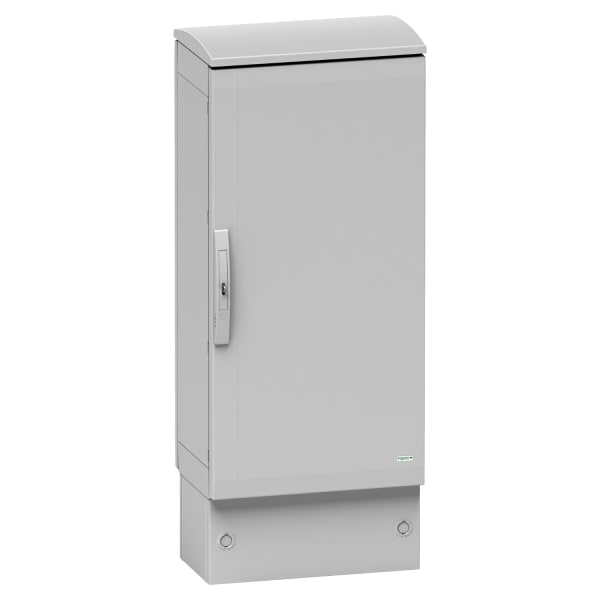 SCHNEIDER ELECTRIC - Glasfaserverst. Poly.-Sockel f. Geh. PLA(T) 126 Frontöff.ng IP44-IK10 RAL7035