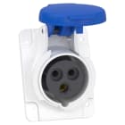 SCHNEIDER ELECTRIC - CEE Anbausteckdose, Schraubklemmen, 16A, 2p+E, 200-250 V AC