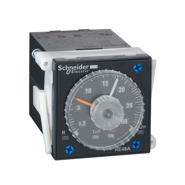 SCHNEIDER ELECTRIC - Zeitrelais Taktgeber/Blinker, 0,02 s-300 h, 2 W, 24-240VAC/DC, Format 48x48