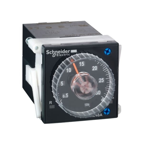 SCHNEIDER ELECTRIC - Zeitrelais ansprechverzögert, 0,02 s-300 h, 2 W, 24-240VAC/DC, Format 48x48