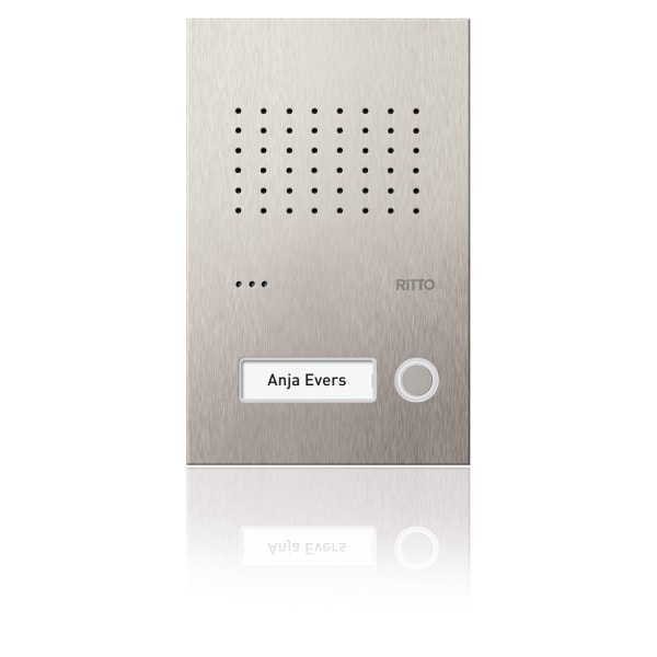 SCHNEIDER ELECTRIC - Acero pur Edelstahl-Türstation Audio, 1 WE, Edelstahl