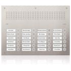 SCHNEIDER ELECTRIC - Acero pur Edelstahl-Türstation Audio, 24 WE, Edelstahl