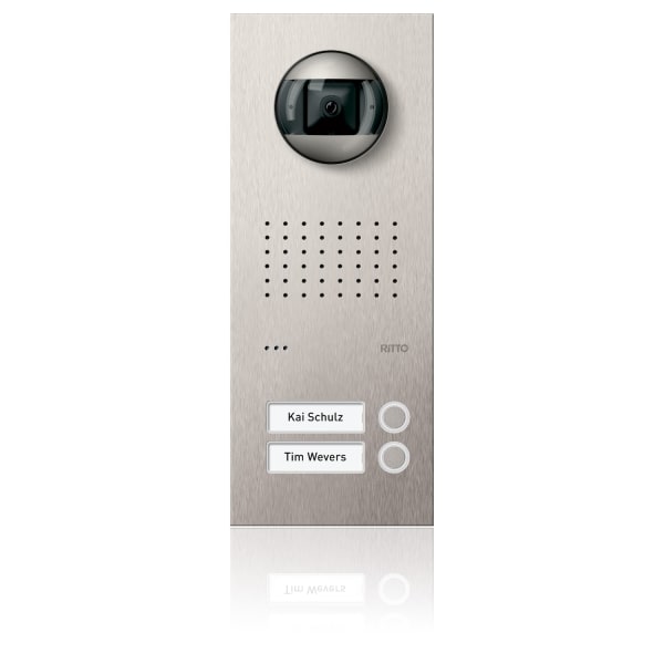 SCHNEIDER ELECTRIC - Acero pur Edelstahl-Türstation Video, 2 WE, Video, Edelstahl