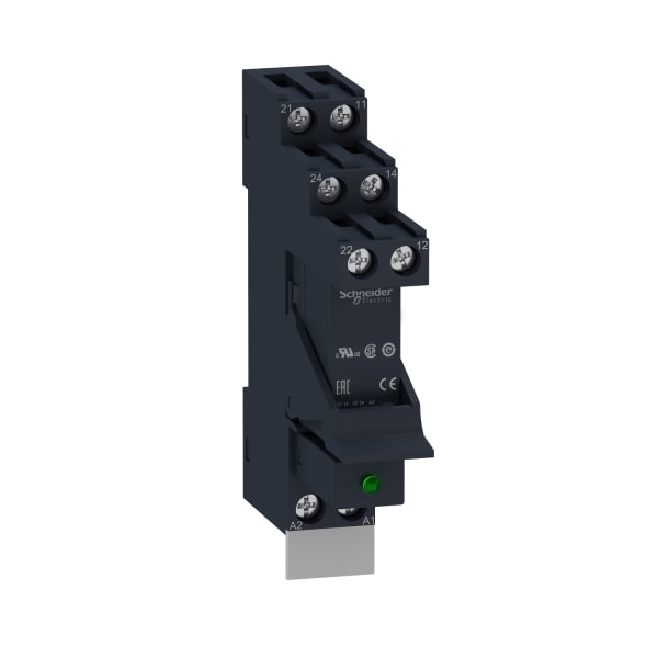 SCHNEIDER ELECTRIC - Zelio RSB Relais und Sockel, 2 Wechsler, 8A 230VAC mit Varistor