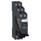 SCHNEIDER ELECTRIC - Zelio RXG Relais mit LED und Sockel, 2 Wechsler, 5A 24VDC mit Diode