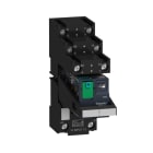 SCHNEIDER ELECTRIC - Zelio RXM Relais mit LTB + LED und separatem Klemmsockel, 2 Wechsler, 12A 24VDC