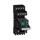 SCHNEIDER ELECTRIC - Zelio RXM Relais mit LTB + LED und gemischter Klemmleiste, 4 Wechsler, 6A 230VAC