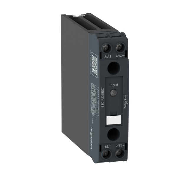 SCHNEIDER ELECTRIC - Halbleiterrelais, Hutschiene, E:4-32VDC, A:48-600VAC, 35A, 1ph, nullspannungsschaltend