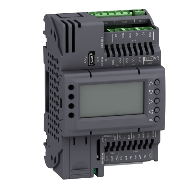 SCHNEIDER ELECTRIC - SPS-Steuerung, Modicon M172 Optimized, Display, 18 E/A, Ethernet, Modbus, BACnet, 24 VAC/DC