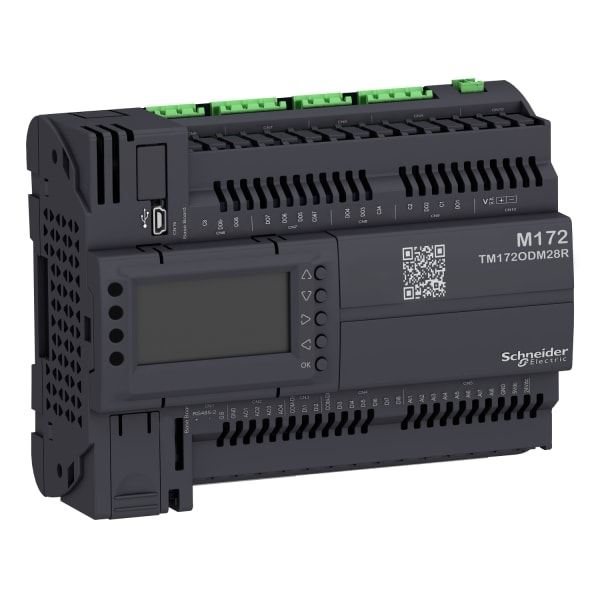 SCHNEIDER ELECTRIC - SPS-Steuerung, Modicon M172 Optimized, Display, 28 E/A, Ethernet, Modbus, BACnet, 24 VAC/DC