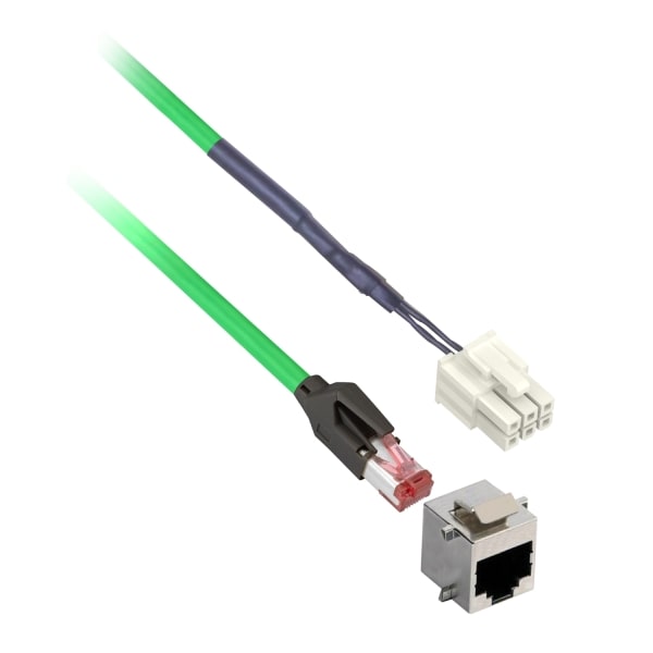 SCHNEIDER ELECTRIC - Inbetriebnahmekabel RS485, Stecker, RJ45, 3 m, intergrierte Antriebe Lexium ILx