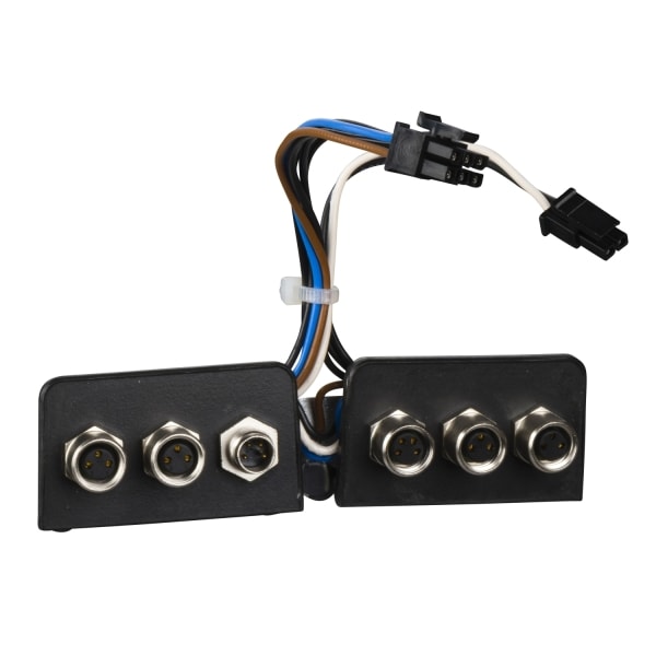 SCHNEIDER ELECTRIC - 2 Einschübe jeweils 2x M8-Buchse E/A-Signale und 1x M8-Stecker STO, intergrierte Antriebe Lexium ILx