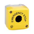 SCHNEIDER ELECTRIC - Leergehäuse, Harmony XALK, Kunststoff, hellgrau, gelb, 1 Bohrung, 22mm, EMERGENCY STOP