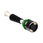 SCHNEIDER ELECTRIC - Manueller Überlast-Rückstelltaster, Harmony XB4, Metall, 22mm, schwarz, tastend, 130-257mm