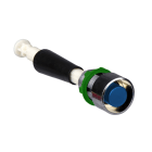 SCHNEIDER ELECTRIC - Manueller Überlast-Rückstelltaster, Harmony XB4, Metall, 22mm, blau, tastend, 30-130mm