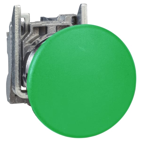 SCHNEIDER ELECTRIC - Pilzdrucktaster, Harmony XB4, Metall, 22mm, grün, tastend, 1Ö, ATEX