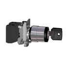 SCHNEIDER ELECTRIC - Schlüsselschalter, Harmony XB4, Metall, 22mm, schwarz, 3 Stellungen, rastend, Ronis 455, 2S, ATEX