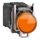 SCHNEIDER ELECTRIC - Leuchtmelder, Harmony XB4, Metall, 22mm, orange, mit Trafo, Glühlampe BA9s, glatte Kalotte, Schraubklemme, 400V