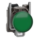 SCHNEIDER ELECTRIC - Leuchtmelder, Harmony XB4, Metall, 22mm, grün, inkl. universellem LED-Modul mit Schutz, 110-240V AC
