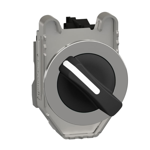 SCHNEIDER ELECTRIC - Wahlschalter, Harmony XB4F, Metall, 30mm, schwarz, 2 Stellungen, rastend, 1S