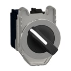 SCHNEIDER ELECTRIC - Wahlschalter, Harmony XB4F, Metall, 30mm, schwarz, 2 Stellungen, rastend, 1S+1Ö