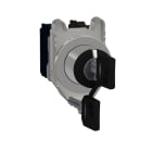 SCHNEIDER ELECTRIC - Schlüsselschalter, Harmony XB4F, Metall, 30mm, schwarz, 3 Stellungen, rastend, Ronis 455, 2S