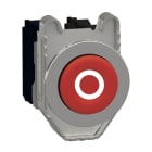SCHNEIDER ELECTRIC - Drucktaster, Harmony XB4F, Metall, 30mm, rot, vorstehend, beschriftet O, tastend, 1Ö