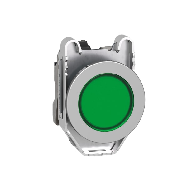 SCHNEIDER ELECTRIC - Leuchtmelder, Harmony XB4F, Metall, 30mm, grün, universelle LED, glatte Kalotte, Schraubklemme, 24V ACDC