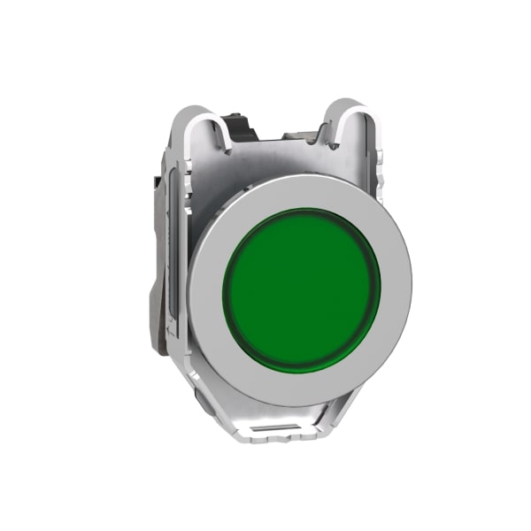 SCHNEIDER ELECTRIC - Leuchtmelder, Harmony XB4F, Metall, 30mm, grün, universelle LED, glatte Kalotte, Schraubklemme, 230-240V AC
