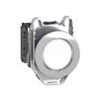 SCHNEIDER ELECTRIC - Leuchtdrucktaster, Harmony XB4F, Metall, 30mm, weiß, unbeschriftet, universelle LED, glatte Kalotte, 1S+1Ö, 24V ACDC