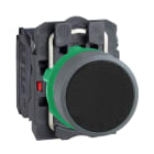 SCHNEIDER ELECTRIC - Drucktaster, Harmony XB5, Kunststoff, hellgrau, schwarz, unbeschriftet, 22mm, tastend, 1S + 1Ö