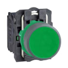 SCHNEIDER ELECTRIC - Drucktaster, Harmony XB5, Kunststoff, hellgrau, grün, unbeschriftet, 22mm, tastend, 1S