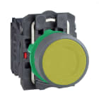 SCHNEIDER ELECTRIC - Drucktaster, Harmony XB5, Kunststoff, hellgrau, gelb, unbeschriftet, 22mm, tastend, 1S + 1Ö